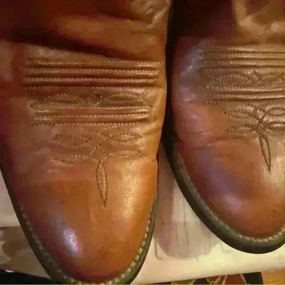 Men’s Brown HONDO Cowboy Boots size 9 1/2 D - Picture 13 of 13
